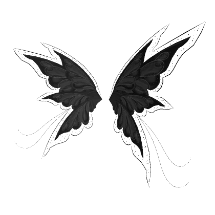 Jeweled Fairy Wings in Black