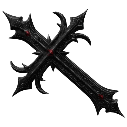 Black Gothic Emo Cross