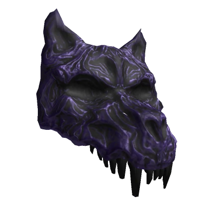 Amethyst Skull Wolf Mask