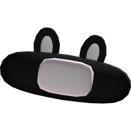 ᐢ. .ᐢ cute black bunny bandage hairclip