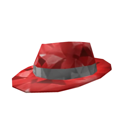 Red Snazzy And Dazzy Fedora