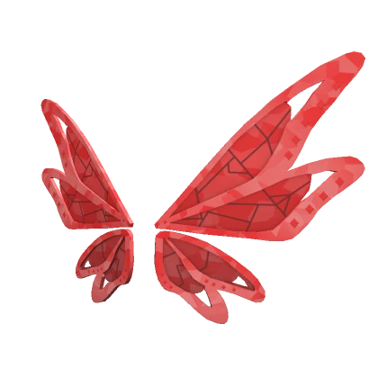 Mini Red Butterfly Wings