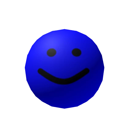 Blue Round Noob Head