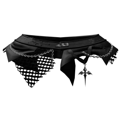 gothic evade mini skirt belt 3.0 black