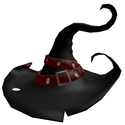 Red and Black Witch Hat