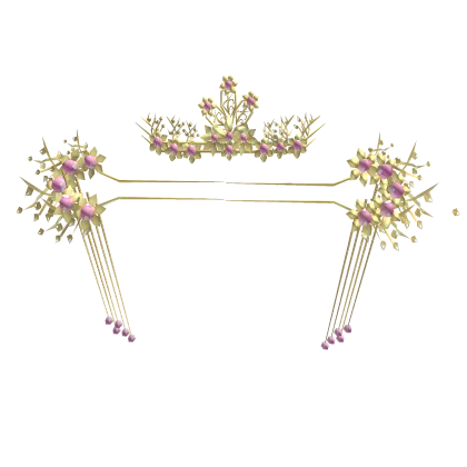 🌸 Traditional Imperial Dynasty Flower Hairpins