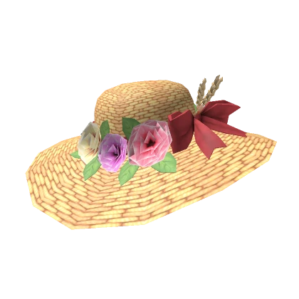 sun hat with a bow !