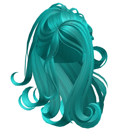 Windy Mori Kei Ponytail (Aqua Mermaid)