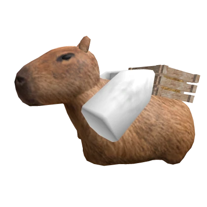 Realistic Capybara Mount w/ White Pants