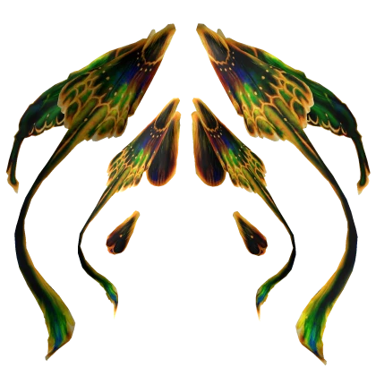 Golden Nature Moth Fairy Wings