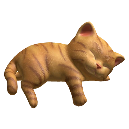 Orange Tabby Cat Sleeping on Right Shoulder