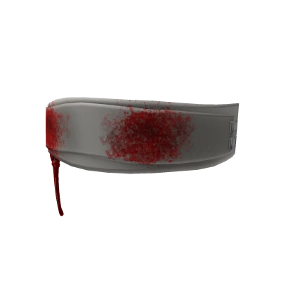 Red Stained Eye Bandage