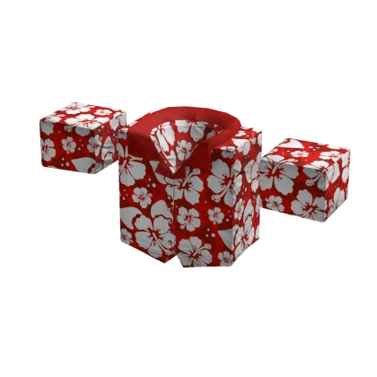 [1.0] Red Songkran/Hawaiian Shirt