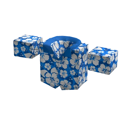 [1.0] Blue Songkran/Hawaiian Shirt