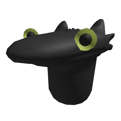 Dancing Toothless Head | Silly Black Dragon