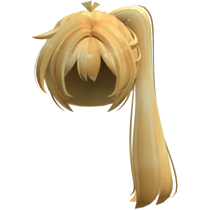 Neru High One Side PonyTail Hair Yellow - Low