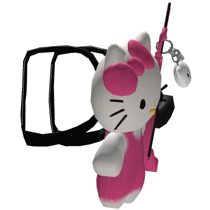Hello KItty Y2K Funny Toy Gun Chain Backpack (3.0)