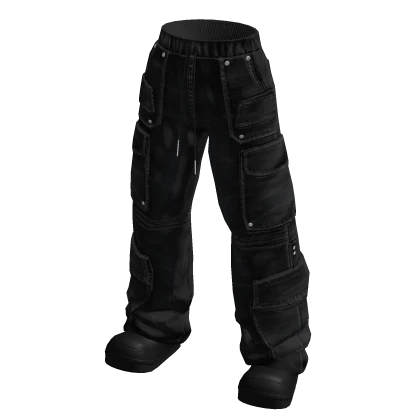 Grunge Baggy Multi Pocket Cargos