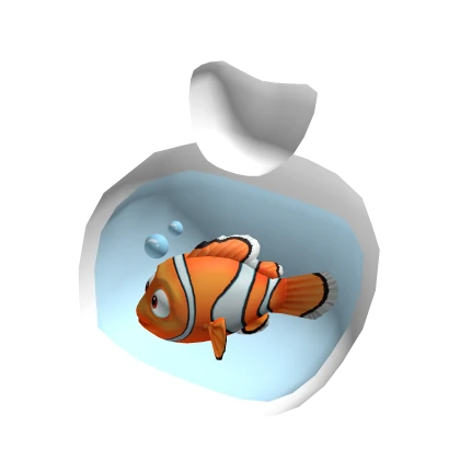 clown fish in bag