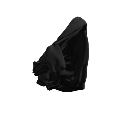 Black Tied Hoodie