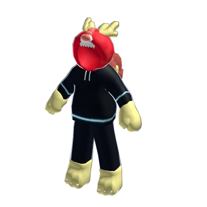 Dragon Onesie (Black + Red)