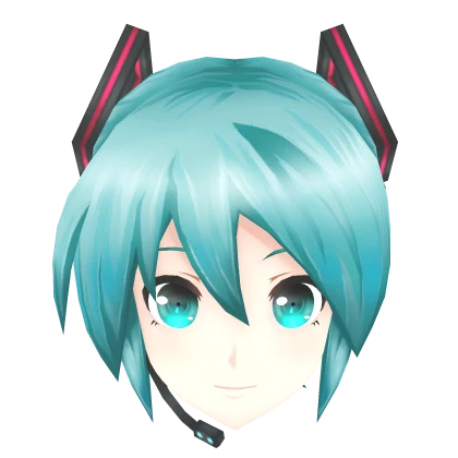 Realistic Hatsune Miku Face & Hair