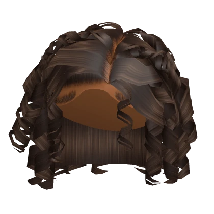 Curly Side Bob in Brown