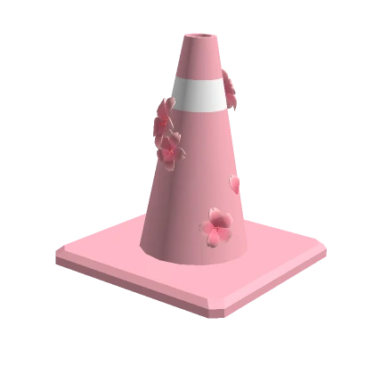 Sakura Traffic Cone Hat