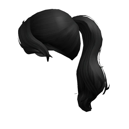 Simple Black Ponytail