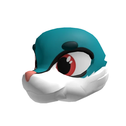 Teal Kemono Head