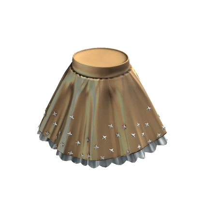 Starry Ruffled Skirt - Gold *LIMITED*