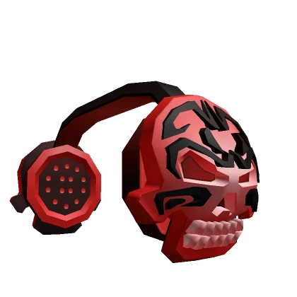 Red Skull Headphones