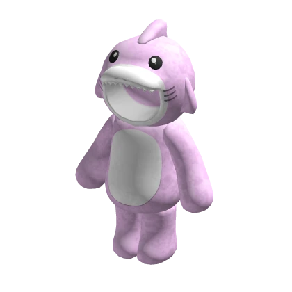 shark onesie plushie pink (3.0)
