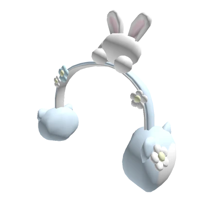 kawaii bunny earmuff headphones