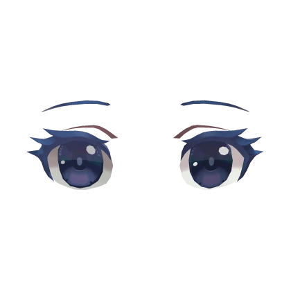Mita's Blue Anime Eyes (3D Face) | MiSide