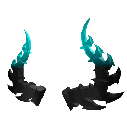 Neon Teal Horns! 😈