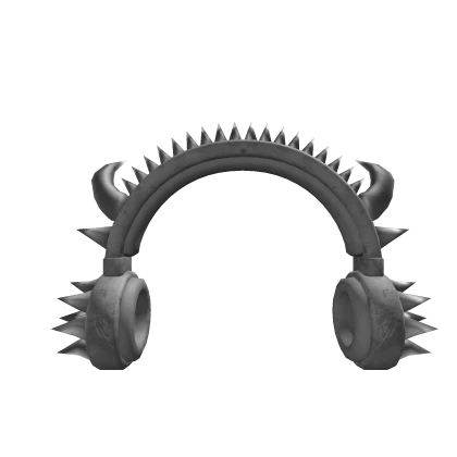 Silver Spike Headphones 