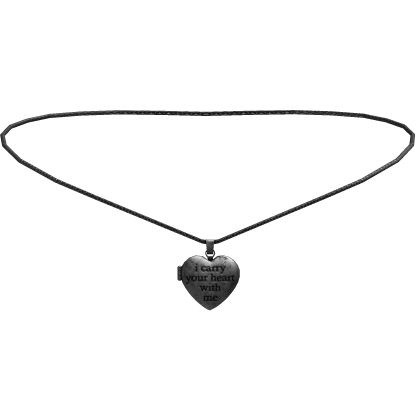 Silver Heart Locket Necklace [3.0]
