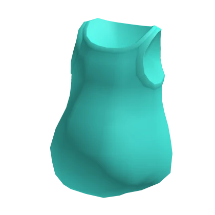 Cyan Belly Tank Top
