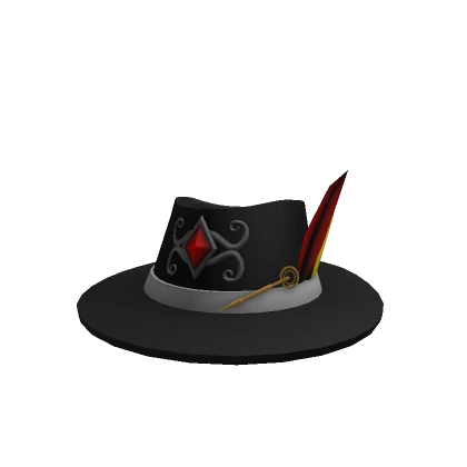 Red Gemstone Fedora