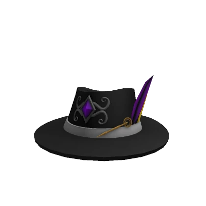 Purple Gemstone Fedora