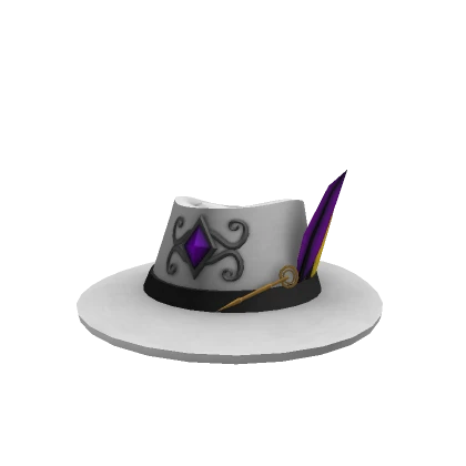 Purple Gemstone Fedora