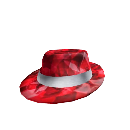 ✅Red Sparkletime Fedora