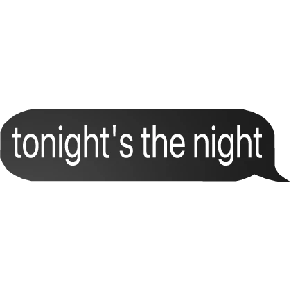Tonight's the night Dexter Morgan Text Bubble Chat