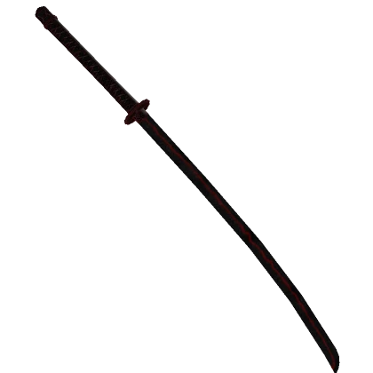 Berserker Black Red Katana