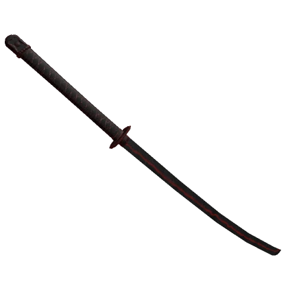 Berserker Black Red Katana