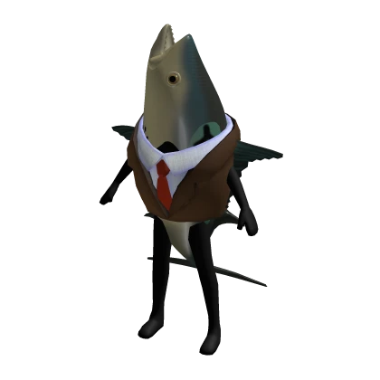 Talking Fish News Anchor Costume 