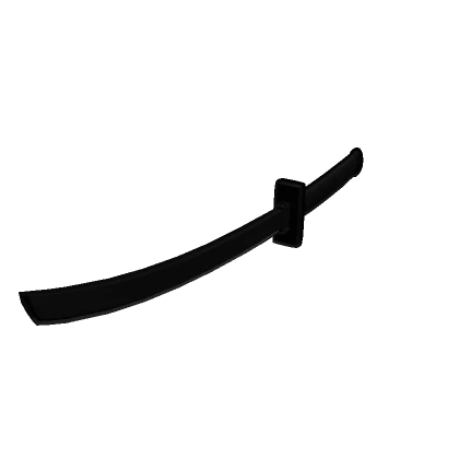 Handheld Black Cyberpunk 3D Katana