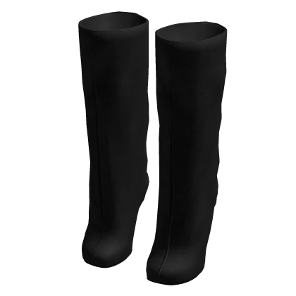 Black Suede Tabi Boots (It-Girl Body)