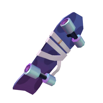 Modern skateboard with purple style